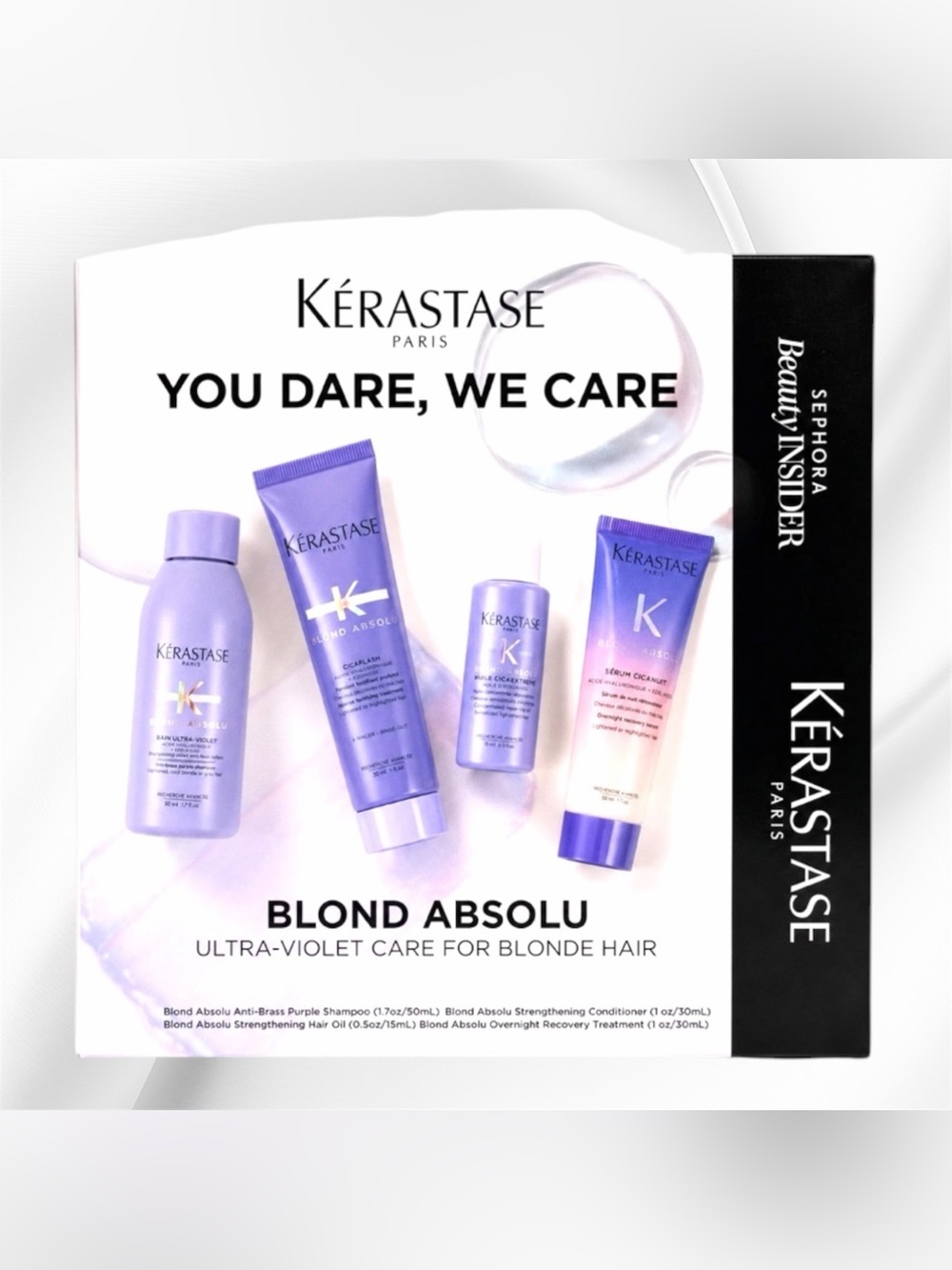 Kérastase You Dare We Care Blond Absolu Hair Care Set